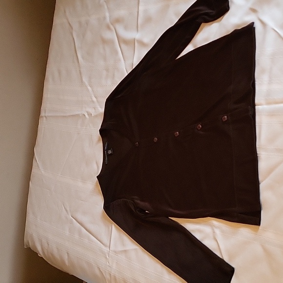 Josephine Chaus 3‎ Piece Animal Print Skirt Tank Sweater Brown Womens Sz S/M - Picture 10 of 12